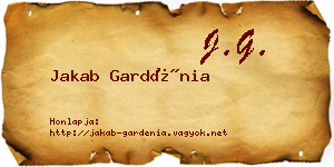 Jakab Gardénia névjegykártya